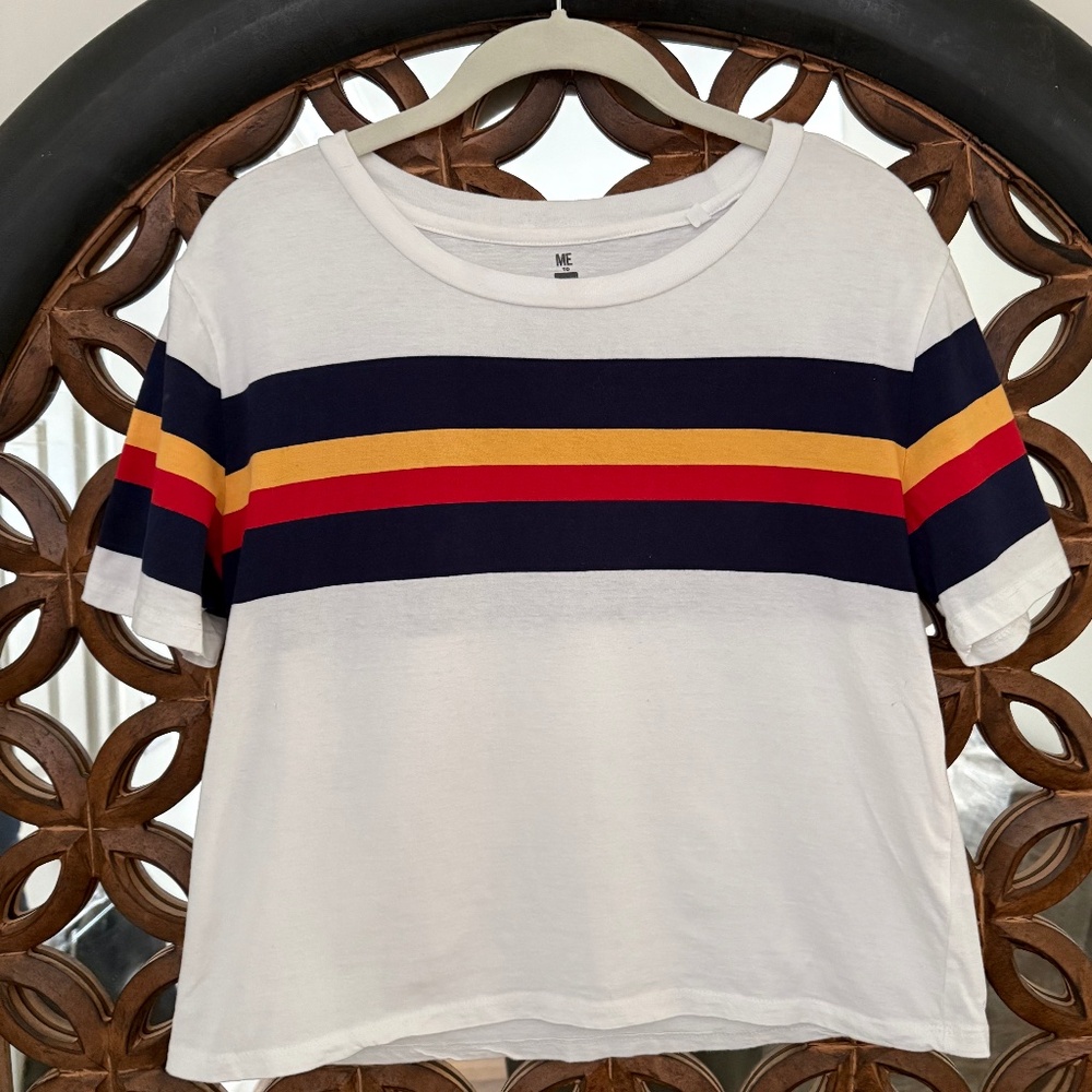 "Me to We" Striped Tee